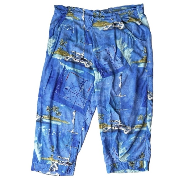 Jams World Pants - Jams World Women’s Beach Pant - Catamaran Print. Size Small